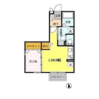 プレジール【2階】の間取り