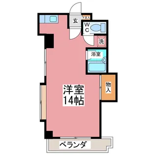 ウエストヴィレッジ【3階】の間取り
