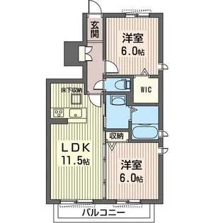 elvita B【1階】の間取り