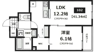 東京都中野区弥生町2【マンション】の間取り