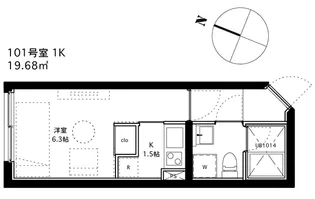 スペックレジデンス上野毛ヒルズ【1階】の間取り