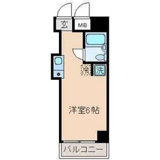 神奈川県川崎市中原区新丸子町【マンション】の間取り