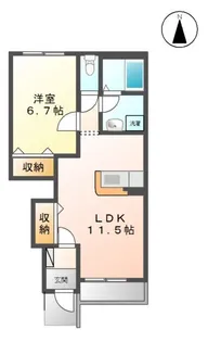 グレーシアS.S【1階】の間取り