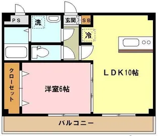 埼玉県川口市三ツ和3【マンション】の間取り