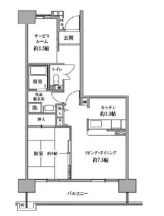 埼玉県新座市新堀3【マンション】の間取り