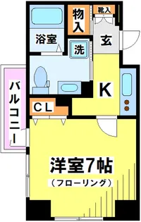 東京都調布市若葉町2【マンション】の間取り