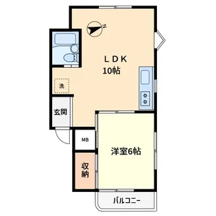 マンションスウィング【1階】の間取り