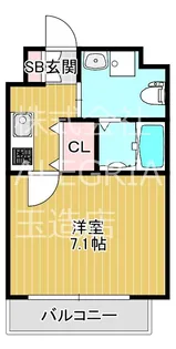 大阪府大阪市東成区大今里西1【マンション】の間取り