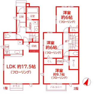 神奈川県藤沢市鵠沼藤が谷3【一戸建】の間取り