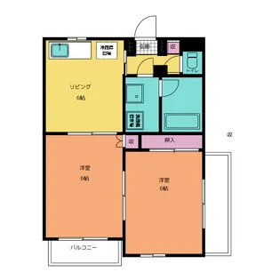 ドムス荒井 壱号館【3階】の間取り