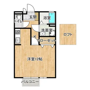 高知県高知市百石町1【アパート】の間取り