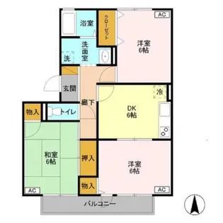 フレマリール鎌ヶ谷 A【2階】の間取り