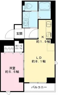 フラッツ平河町【2階】の間取り