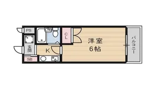 マリオン高松宮脇町【2階】の間取り