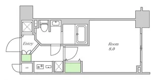 大阪府大阪市北区豊崎6【マンション】の間取り