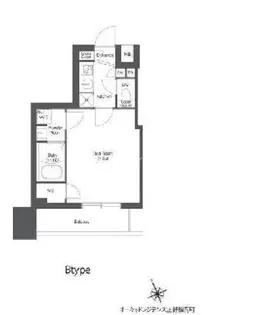 オーキッドレジデンス上野稲荷町【1階】の間取り