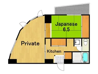 ヴェルドール美鈴【4階】の間取り