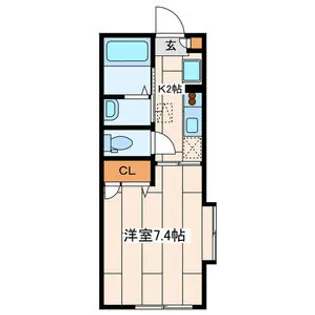 プラナスアヅマ【1階】の間取り
