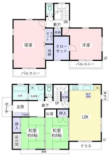 神奈川県厚木市飯山【一戸建】の間取り