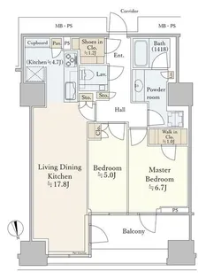 三田ガーデンヒルズ ノースヒル【2階】の間取り