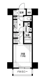 東京都台東区西浅草3【マンション】の間取り