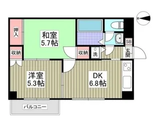 HILLSIDE東川口【1階】の間取り
