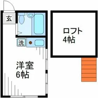 イーグル下高井戸【1階】の間取り