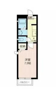 東京都練馬区東大泉7【アパート】の間取り