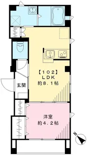 グランピエール【1階】の間取り