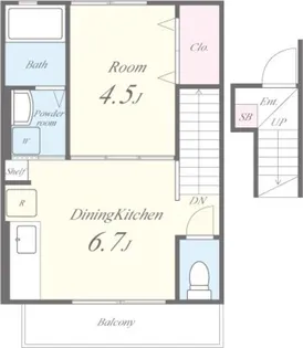 エピュレ【2階】の間取り
