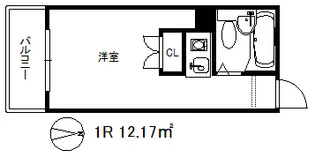ネオダイキョー三宮【2階】の間取り