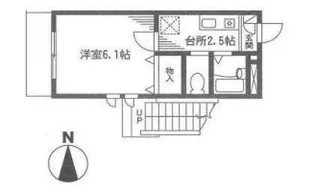 サザンホークス【1階】の間取り