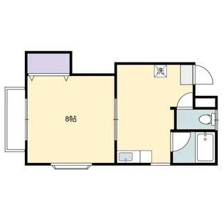 フォーレスト旭ヶ丘【2階】の間取り