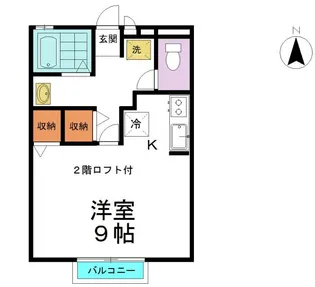 ル・シャンブル【1階】の間取り
