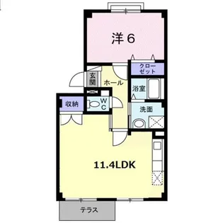 ヴィクトワール上水樽【1階】の間取り