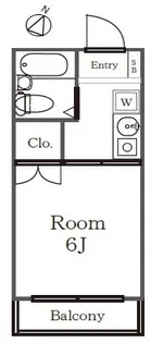 メゾン・ド・フォンテーヌ【1階】の間取り