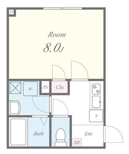 ルピナス平井【2階】の間取り