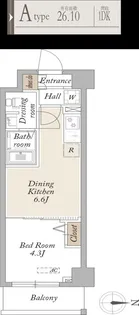 KDXレジデンス梅島【3階】の間取り