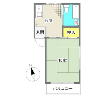 三田豊玉コーポ【2階】の間取り