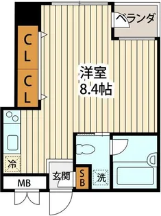 東京都目黒区目黒本町3【マンション】の間取り