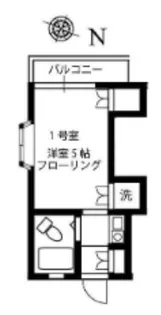 アリスコーポ相模台【1階】の間取り