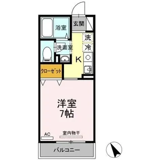 広島県広島市安佐南区伴東5【アパート】の間取り