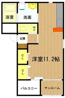 三重県伊勢市船江3【マンション】の間取り