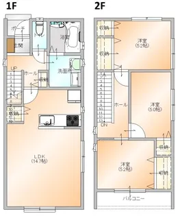 埼玉県熊谷市玉井3【一戸建】の間取り
