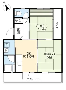 URひよどり台【1階】の間取り