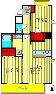 ボルン柏【2階】の間取り