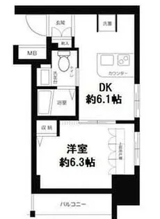 エステムプラザ飯田橋タワーレジデンス【11階】の間取り