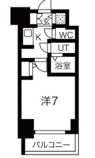 サムティ難波VIVO【11階】の間取り