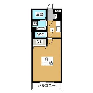 ガーデンヴィラ豊田【1階】の間取り