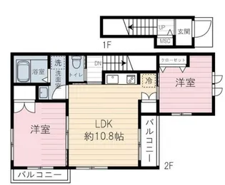 アーバンドエル駒込【2階】の間取り